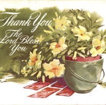 Thank you note from Sister Benedict