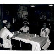 Nurses at cafeteria table