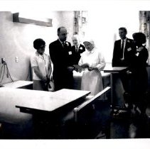 Group listening to a presentation