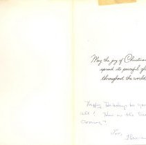 Christmas card from Theresa