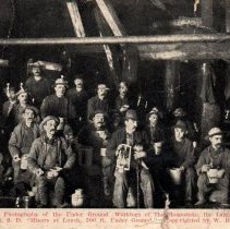 Postcard of Homestake Miners