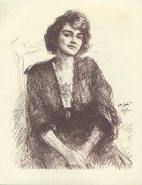 [copy of drawing by J.B. Yeats