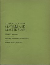 Adirondack Park State land master plan / prepared by the Adirondack Park Ag