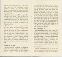 Back Log Camp in the Adirondacks on Indian Lake, Sabael, N.Y. : General Inf