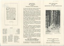 Dedicated to the Protection of the New York State Forest Preserve in the Adirondack and Catskill Mountains / Association for the Protection of the Adirondacks