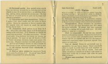 1923 Rates / [Lake Placid Club]