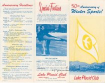 50th Anniversary of Winter Sports : Lake Placid Club in the Adirondacks