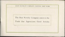 Boat Novelty Company, Canton, New York