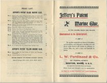 Jeffery's Patent Marine Glue : In Two Colors, Black and Yellow : Guaranteed to be Waterproof