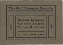 Gasoline Launches, Speed Boats, Canoes, Rowboats / M. C. Freeman Boat Compa