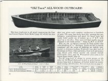 Old Town Canoes & Boats, 1950