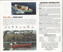 Old Town, 1967 : Catalogue of Boats, Canoes & Equipment