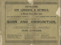Catalogue: Von Lengerke & Detmold, Importers of and Dealers in Guns and Amm