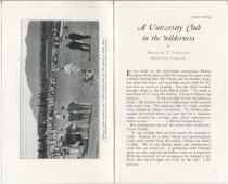 A University Club in the Wilderness / by Reginald T. Townsend