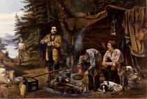 Camping in the Woods. 'A Good Time Coming'