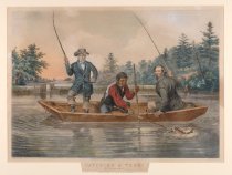 Catching a Trout. 'We Hab You Now, Sar'