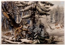 American Winter Sports. Deer Shooting 'On the Shattagee'