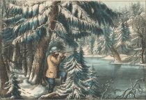 Deer Shooting. In the Northern Woods.