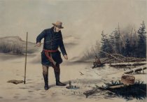 American Winter Sports.  Trout Fishing 'On Chateaugay Lake.'