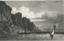 The Palisade Rocks On the Hudson River, West Bank, New York.