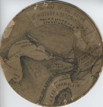 Map of the Ruins of Ticonderoga