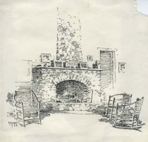 Fireplace - John's Brook Lodge