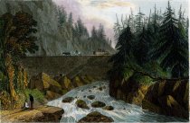 View of the Canal.  At the Little Falls Mohawk River.