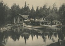 Boat Landing, Bassett's Carry, Outlet of Utowana Lake, Adirondacks, N.Y.