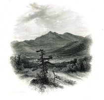 A Scene in the Adirondack Mountains From a Painting By A.B.Durand.