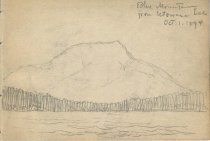 Blue Mountain, from Utowana Lake