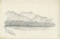 Blue Mountain from Raquette Lake, near Bluff Point