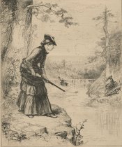 Miss Diana in the Adirondacks - A Shot Across the Lake