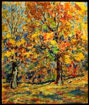 Sugar Maples, September [fall Foliage]