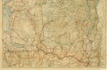 Map of the Adirondack Mountains and the St. Lawrence Reservation