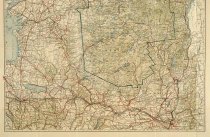 Map of the Adirondack Mountains and the St. Lawrence Reservation