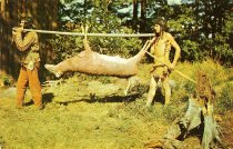 Hunters Returning with Deer