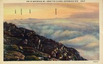 Top of Whiteface Mt. Above the Clouds, Adirondack Mts.