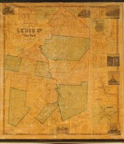A Topographical map of Lewis County, New York