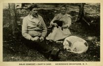 Solid Comfort - Dart's Camp.  Adirondack Mountains, N.Y.
