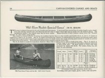 1917 Catalog : Canvas Covered Canoes, Boats and Equipments