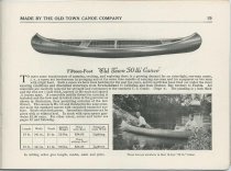 1917 Catalog : Canvas Covered Canoes, Boats and Equipments