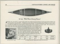 1917 Catalog : Canvas Covered Canoes, Boats and Equipments