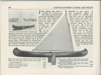1917 Catalog : Canvas Covered Canoes, Boats and Equipments