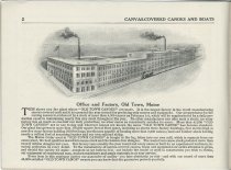 1917 Catalog : Canvas Covered Canoes, Boats and Equipments