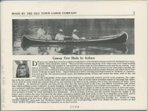 1917 Catalog : Canvas Covered Canoes, Boats and Equipments