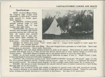 1917 Catalog : Canvas Covered Canoes, Boats and Equipments