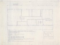 Karen Lux measured drawings of Sagamore main lodge