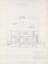 Karen Lux measured drawings of Sagamore main lodge