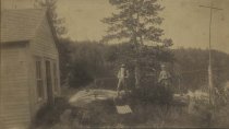 photo - mounted; albumen; sepia