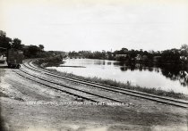 Looking Up the River from the Depot  Norfolk, N.Y.
